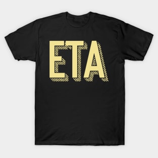 Yellow Eta Sunshine Letter T-Shirt